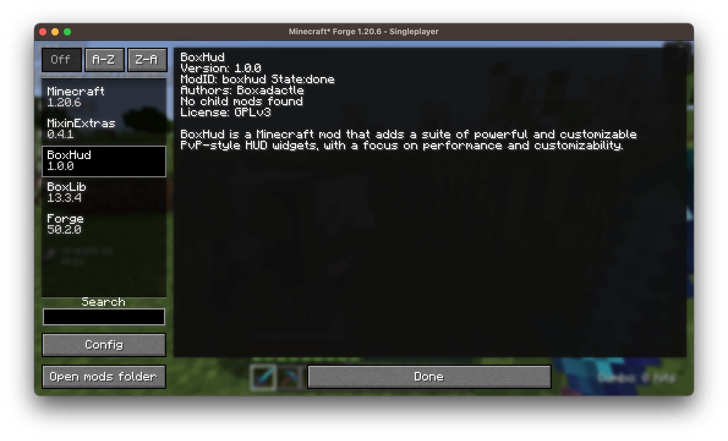 BoxHud in forge loader
