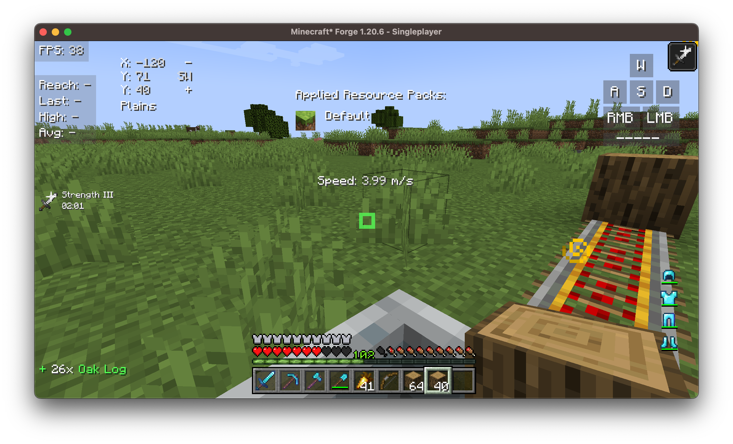 Example showing widgets in action